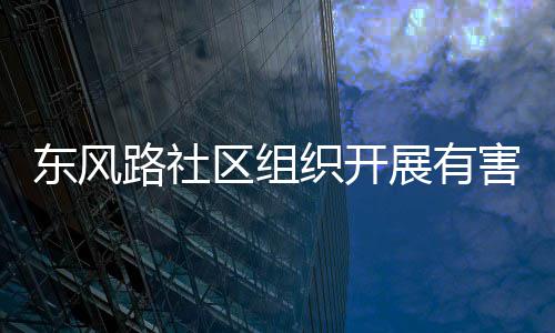 东风害垃活动路社织开展有圾收集日区组